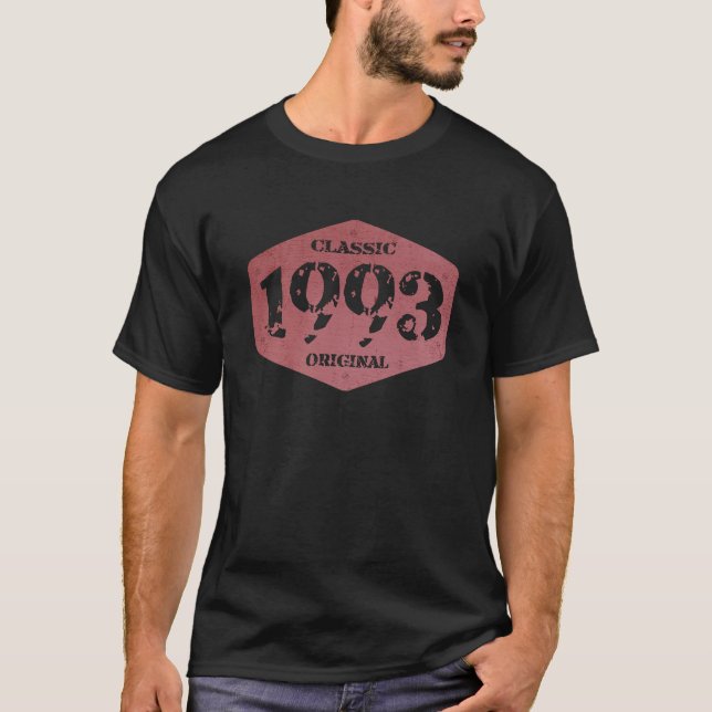 Born in 1993 32 Years Old Limited Edition T-Shirt (Front)
