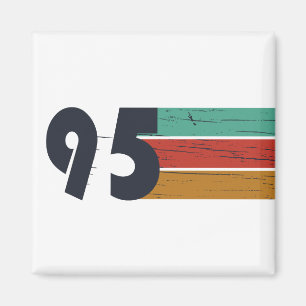 Born in 1995 vintage 30th birthday gift magnet