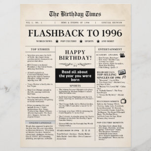 Born in 1996 Sepia Newspaper