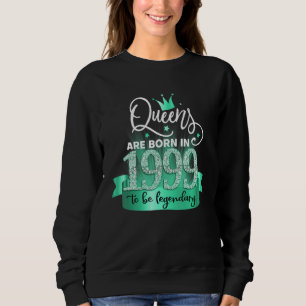 Born in 1999 I Black Turquoise Party Outfit & Acce Sweatshirt