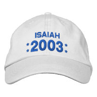 Born in 2003 or Any Year Birthday W04H WHITE