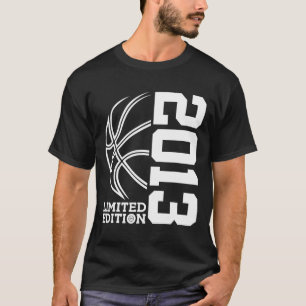 Born In 2013 Birthday Bysketbyll Limited Edition 2 T-Shirt