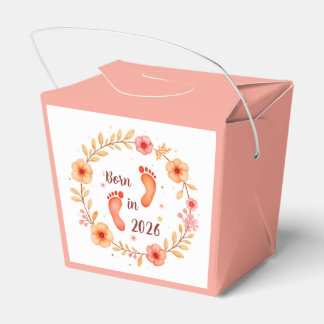 Born in 20xx (Editable Year) Favour Box