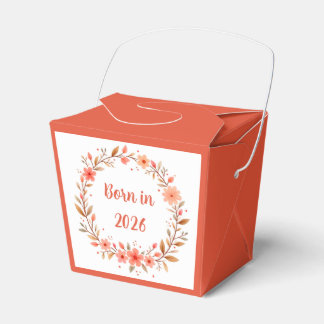 Born in 20xx (Editable Year) Favour Box
