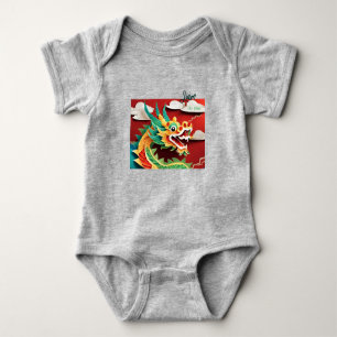 Born in a Dragon Year 2024 personalised Baby BS Baby Bodysuit