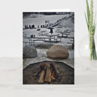 "Born In A Frozen State" Christmas Card