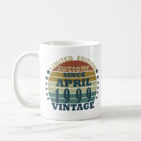 Born in april 1999 vintage birthday