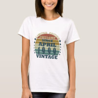 Born in april 1999 vintage birthday