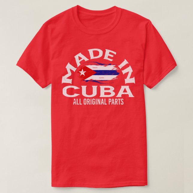 Born in Cuba T-Shirt (Design Front)