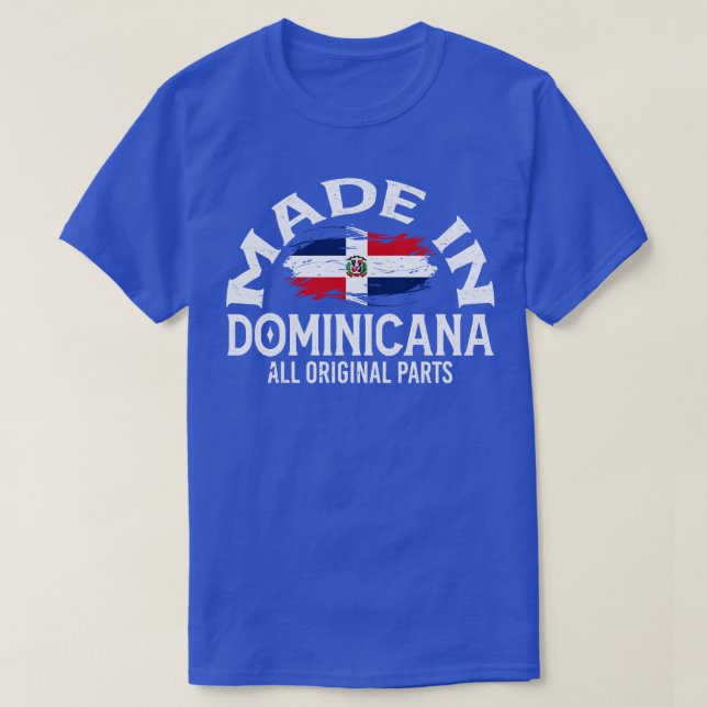 Born in Dominican Republic T-Shirt (Design Front)