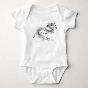 Born in Dragon Year 2024 Original personalized BBs Baby Bodysuit