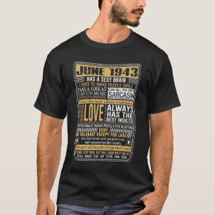 Born in June 1943 facts T-Shirt