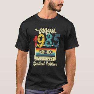 Born In May 1985 Cassette Tape 36th Birthday Men T-Shirt