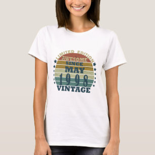 Born in may 1998 vintage birthday T-Shirt