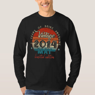 Born In May 2014 8th Birthday 8 Years Old T-Shirt