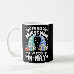 Born In May With  Birthday Gnomes For Best Nurse M Coffee Mug