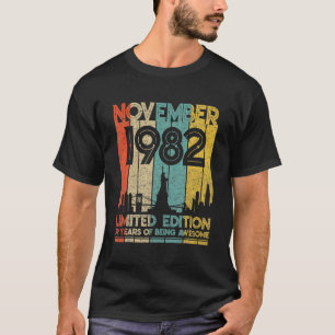 Born In November 1982 Birthday Limited Edition 39 T-Shirt
