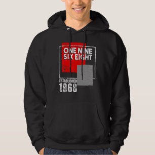 Born in or Vintage 1968 for Men Women Hoodie