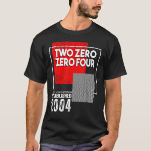 Born in or Vintage 2004 for Men Women T-Shirt