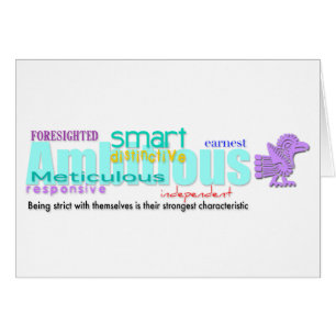 Born in Rooster Year Personality Birthday Card 2