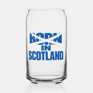 Born In Scotland Glass Tumbler