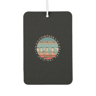 Born In September 1965 Vintage Car Air Freshener