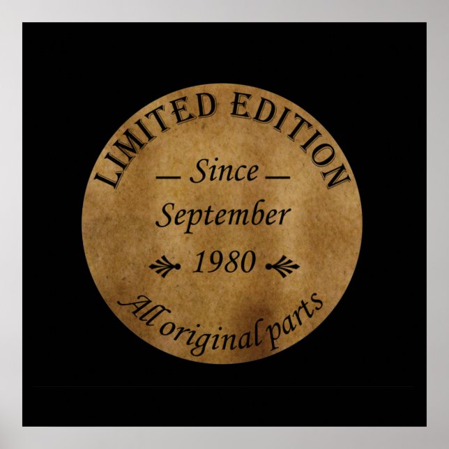 born in september 1980 poster (Front)