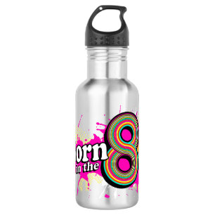 "Born in the 80's" drinks bottle