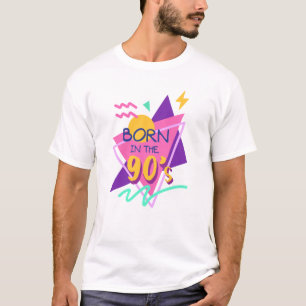 "Born in The 90s" Retro Colourful Vintage T-Shirt