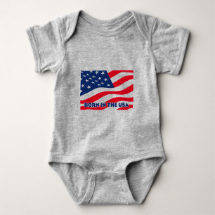 Born in the USA Baby Bodysuit