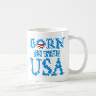 Born in the USA Barack Obama Coffee Mug