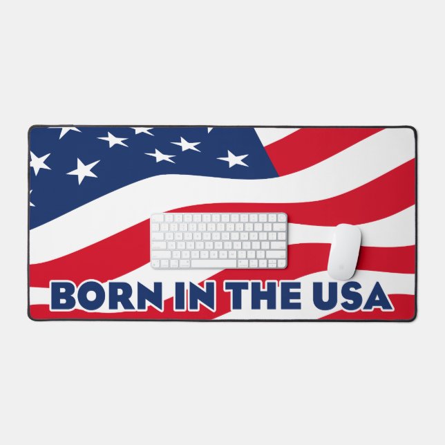 Born in the USA Desk Mat (Keyboard & Mouse)