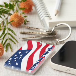 Born in the USA Key Ring