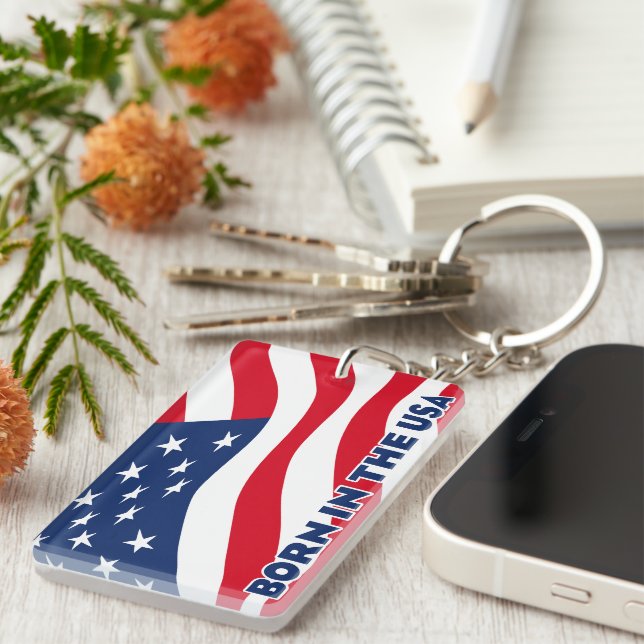 Born in the USA Key Ring (Front Right)