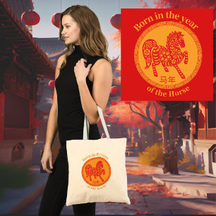 Born in the year of the Horse – Chinese Zodiac Tote Bag