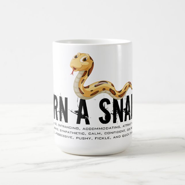 Born in the Year of the Snake Coffee Mug (Center)