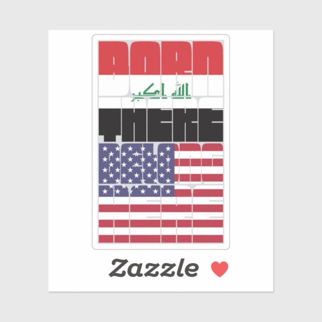 Born Iraq Belong American (Sheet)