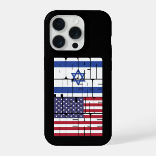 Born Israel Belong American iPhone 15 Pro Case