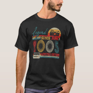 Born June 2005 Legend Since June 2005 17 Years Old T-Shirt