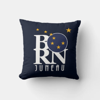 BORN Juneau Alaska Cushion