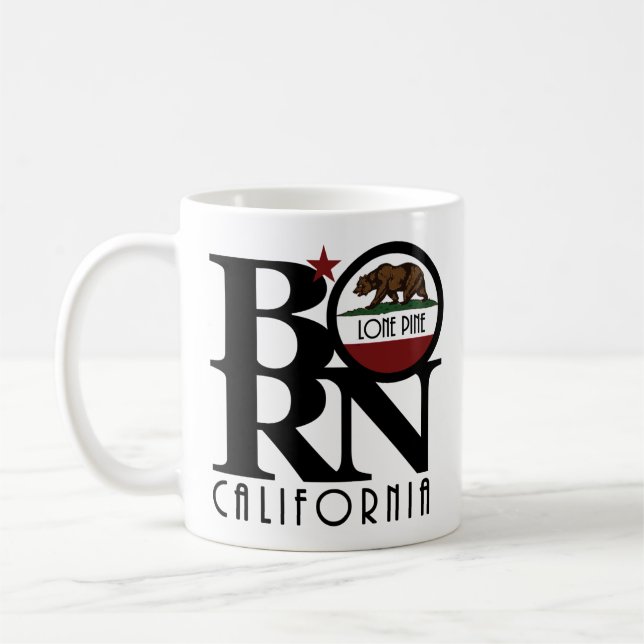 BORN Lone Pine California 11oz Coffee Mug (Left)