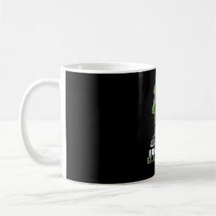Born Lucky On St Patrick's Day Dabbing Birthday Coffee Mug