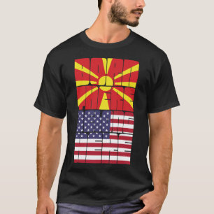 Born Macedonia Belong American T-Shirt