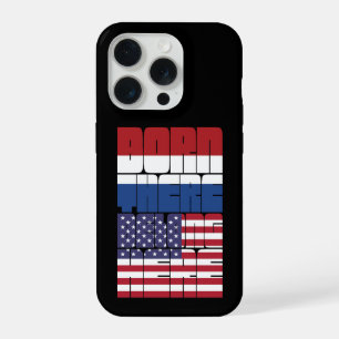 Born Netherlands Belong American iPhone 15 Pro Case