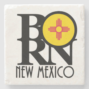 BORN New Mexico Stone Coaster