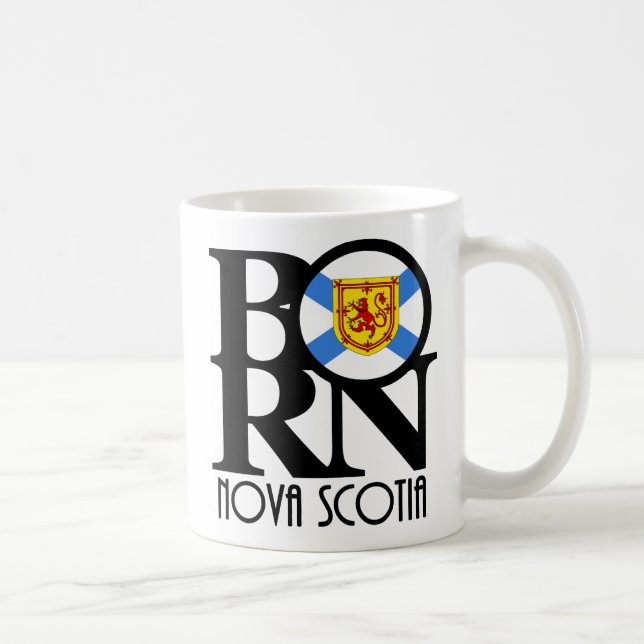 BORN Nova Scotia Canada 11oz Coffee Mug (Right)
