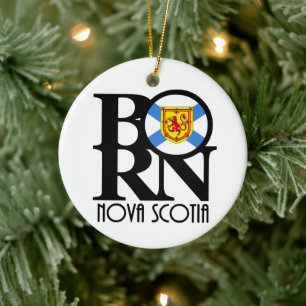 BORN Nova Scotia Ceramic Ornament