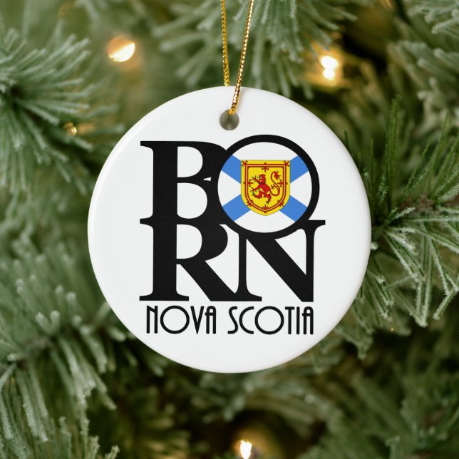 BORN Nova Scotia Ceramic Ornament (Tree)