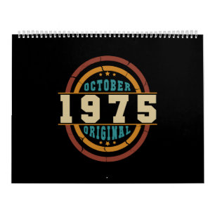 Born October 1975 Orginal Retro Calendar