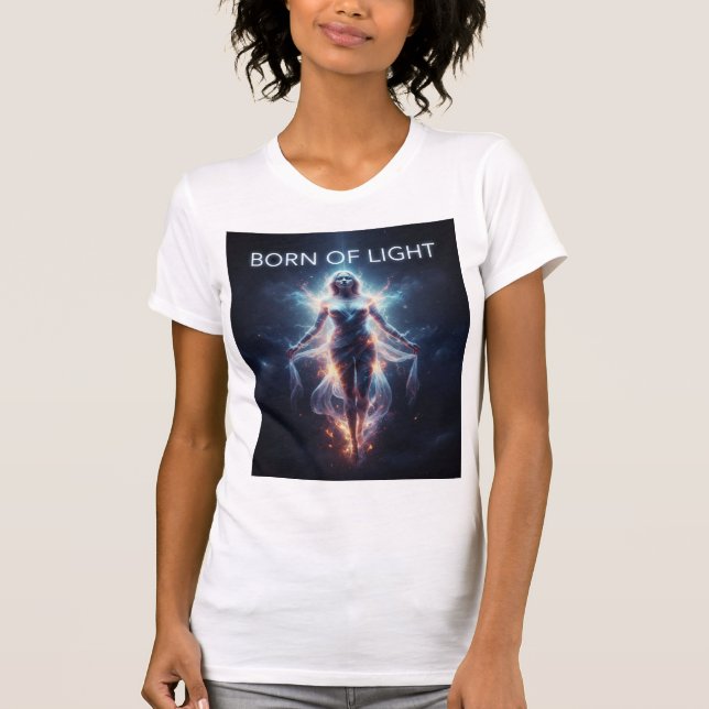 Born of Light Divine Origin Awareness T-Shirt (Front)